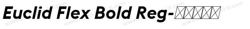 Euclid Flex Bold Reg字体转换